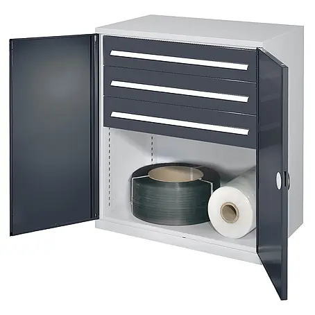 Kappes  Metall-Mehrzweckschrank Schwerlast-Beistellschränke ohne Mitteltrennwand 1110x1000x600mm Modell 67