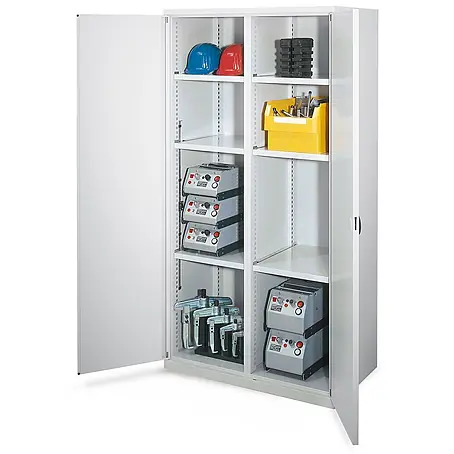 Kappes  Metall-Mehrzweckschrank Schwerlastschränke mit Mitteltrennwand 1950x1000x600mm Doppelwandtüren Mo