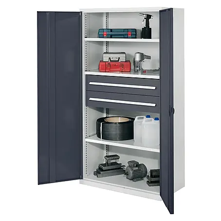 Kappes  Metall-Mehrzweckschrank Schwerlastschränke ohne Mitteltrennwand 1950x1000x600mm Modell 42 Vollblec