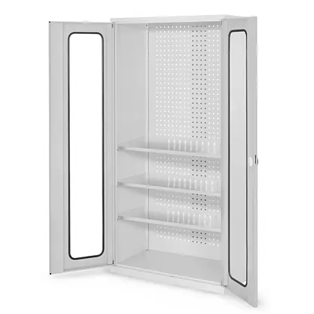 Kappes  Metall-Mehrzweckschrank ®RasterPlan Werkzeugschrank 1950x1000m Modell 6 Tiefe 500mm Sichtfenstert�