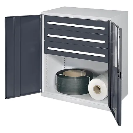 Kappes  Metall-Mehrzweckschrank Schwerlast-Beistellschränke ohne Mitteltrennwand 1110x1000x600mm Modell 67