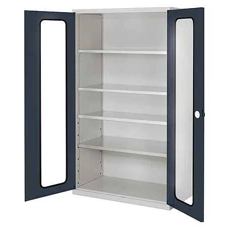 Kappes  Metall-Mehrzweckschrank ®RasterPlan Großvolumenschränke 1950x1130x590mm Sichtfenstertüren Model