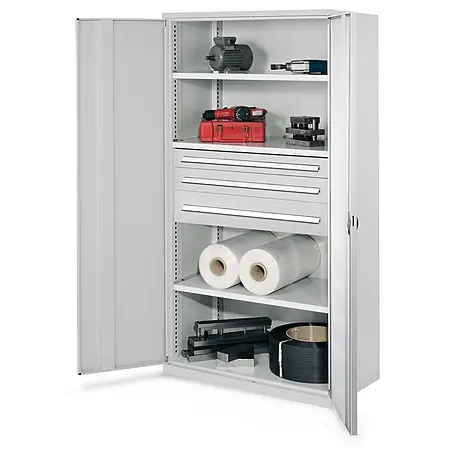 Kappes  Metall-Mehrzweckschrank Schwerlastschränke ohne Mitteltrennwand 1950x1000x600mm Modell 46 Vollblec