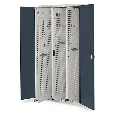 Kappes ®RasterPlan Vertikalschränke 1950x1000x600mm Modell 85 Doppelwandtüren anthrazitgrau