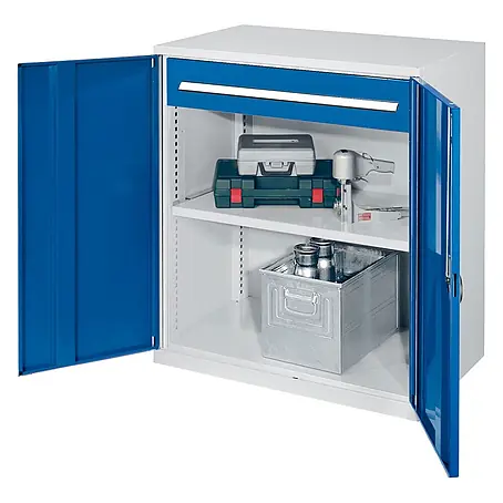 Kappes  Metall-Mehrzweckschrank Schwerlast-Beistellschränke ohne Mitteltrennwand 1110x1000x600mm Modell 66