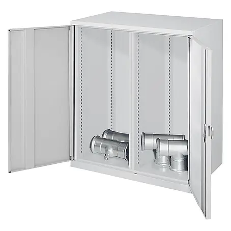 Kappes  Metall-Mehrzweckschrank Schwerlast-Beistellschränke mit Mitteltrennwand 1110x1000x600mm Vollblecht