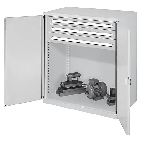 Kappes  Metall-Mehrzweckschrank Schwerlast-Beistellschränke ohne Mitteltrennwand 1110x1000x600mm Modell 65