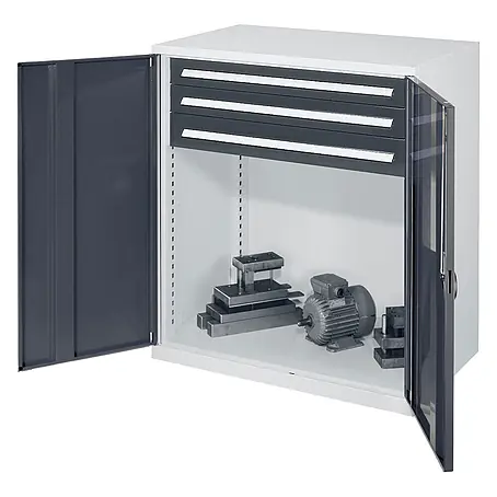 Kappes  Metall-Mehrzweckschrank Schwerlast-Beistellschränke ohne Mitteltrennwand 1110x1000x600mm Modell 65