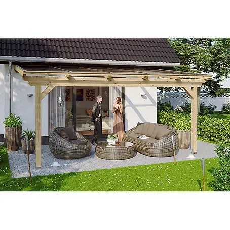 SKAN HOLZ  Terrassenüberdachung Ancona