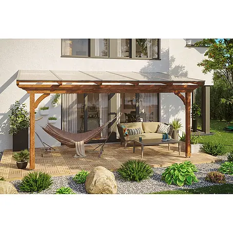SKAN HOLZ  Terrassenüberdachung Ravenna