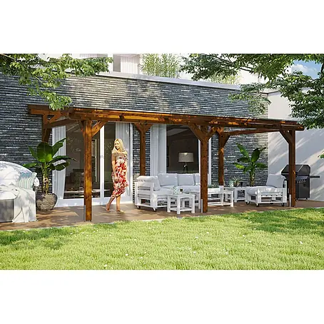 SKAN HOLZ  Terrassenüberdachung Siena