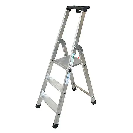 Facal  Stehleiter Stufenstehleiter QUADRA S300 Aluminium 3 Stufen