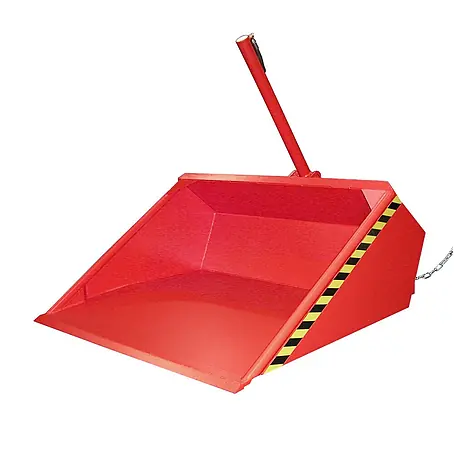 Bauer  Seitenkippschaufel Schaufel DGS 950, lackiert, Feuerrot