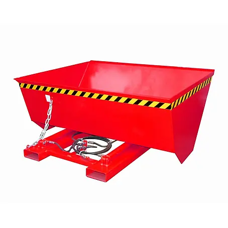 Bauer  Seitenkippschaufel Schaufel HVR 100, lackiert, Feuerrot
