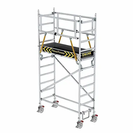 Munk  Rollgerüst Rollgerüst FlexxTower SGX ergo mit klappbaren Dreieckauslegern und Schwenk