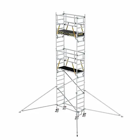 Munk  Rollgerüst Rollgerüst FlexxTower SGX ergo mit klappbaren Dreieckauslegern und Schwenk