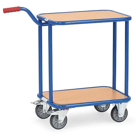 Fetra  Transportroller Griffrollwagen mit 2 Etagen 250kg Tragkraft KF33