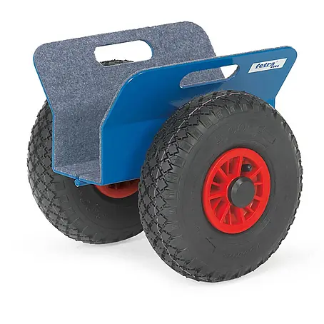 Fetra  Transportroller Plattenroller mit Klemmbacken, Vollgummi-Bereifung, 30-95 mm Klemmbreite
