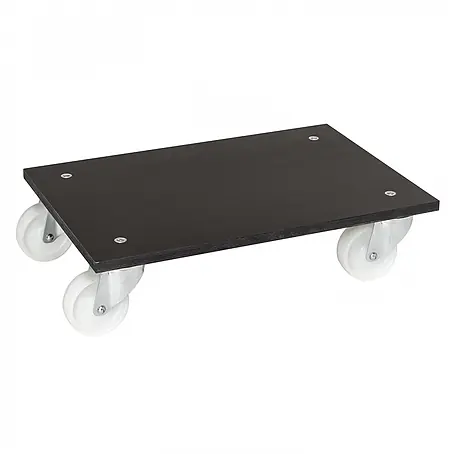 Kongamek  Transportroller Schwerlast- Rollwagen 600x600x140mm aus MDF, braun mit 4 Lenkrollen und 300
