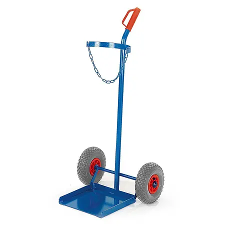 Rollcart  Transportroller Propangasflaschenroller 100kg Traglast für 1 Flasche Ø320mm Luftbereifung