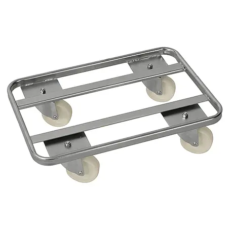 Kongamek  Transportroller Rollwagen verzinkt 800x600x160mm mit 4 Lenkrollen und 300kg Tragkraft