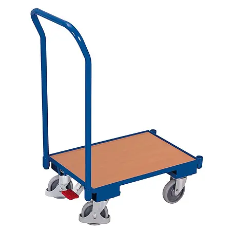 Variofit  Transportroller Euro-System-Roller mit Schiebebügel, Eckhülsen, 10mm Rand und EasySTOP 60