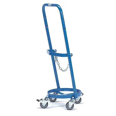 Fetra  Transportroller Stahlflaschenroller für 1 Propangasflasche 11 kg Inhalt, Ø 300 mm
