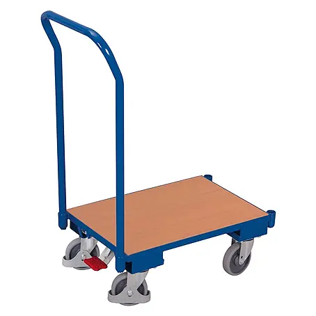 Variofit  Transportroller Euro-System-Roller mit Schiebebügel, Eckhülsen und Boden 605x410mm EasyST