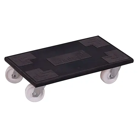 Variofit  Transportroller Möbelhund Europa mit Kunststofflenkrollen 2 Stück 500 kg Tragkraft 600x35