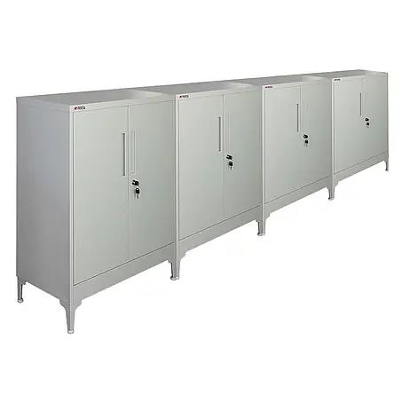 Proregal  Metall-Mehrzweckschrank Mega Deal 4x ELEPHANT mit Beinen & 2 Türen, abschließbar