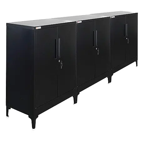 Proregal  Metall-Mehrzweckschrank Mega Deal 3x ELEPHANT mit Beinen & 2 Türen, abschließbar