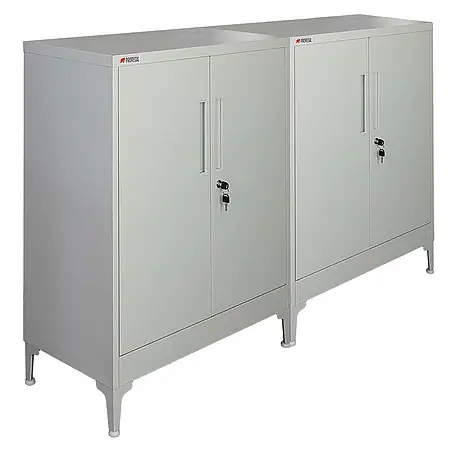 Proregal  Metall-Mehrzweckschrank Mega Deal 2x ELEPHANT mit Beinen & 2 Türen, abschließbar