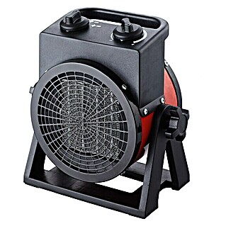 Voltomat HEATING Calefactor de aire (1.000 W - 2.000 W, Volumen de calefacción: 20 m², Rojo/Negro)