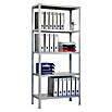 Simonrack Simonhome Metallregal (L x B x H: 30 x 80 x 180 cm, Traglast: 150 kg/Boden, Anzahl Böden: 5 Stk., Grau)