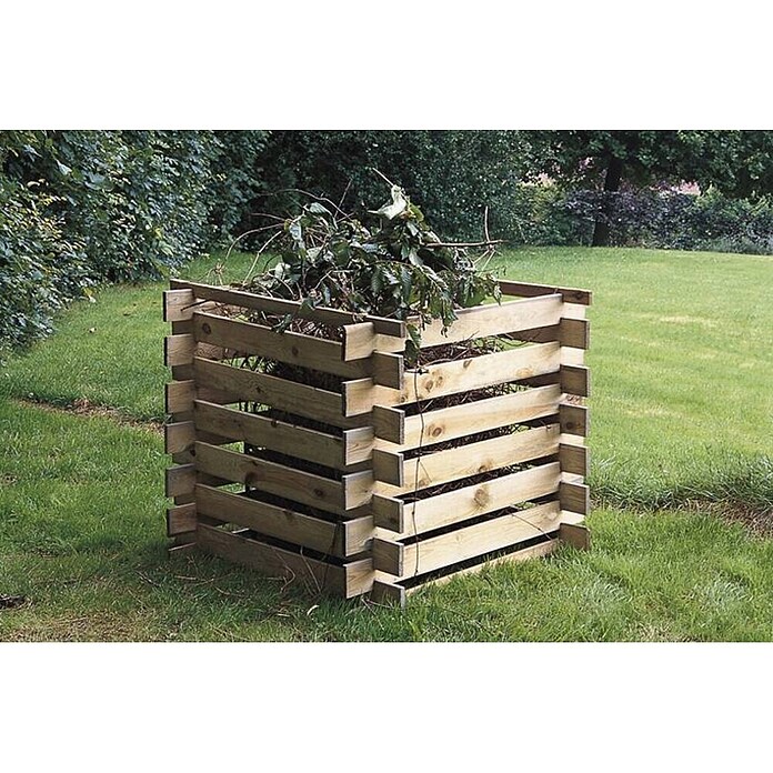 Siena Garden Kompostnik Mezzito  (480 l, 100 x 100 x 72 cm) | 7488 - Komposter | IAGG - Gartenartikel | IAG - Außenbereichsausstattung | IA - Gartenhartware | I - Stadtgarten | BAUHAUS