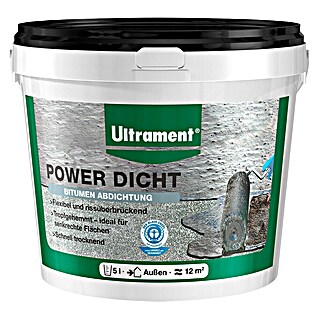 Ultrament Bitumendichtstoff Power Dicht (5 l, Bitumen)