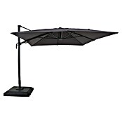 Sunfun Zweefparasol Capri  (Antraciet, 300 x 350 cm)