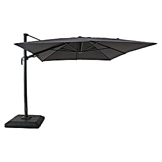 Sunfun Zweefparasol Capri (Antraciet, Bespanningsmaat (L X B): 300 x 350 cm)