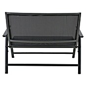 Sunfun Maja Gartenbank (B x T x H: 120 x 44 x 70 cm, Anthrazit, Klappbar)