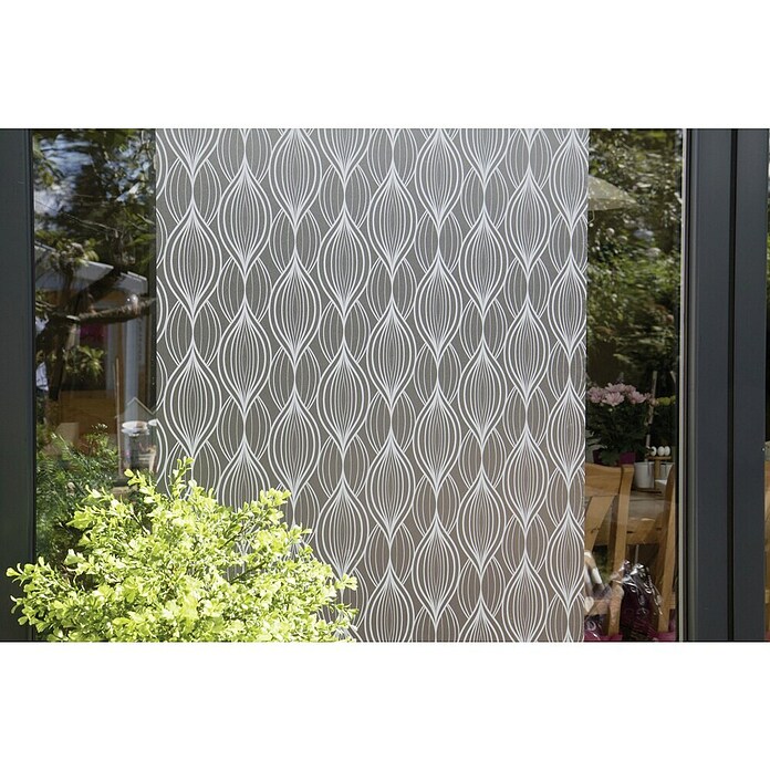 D-c-fix Static Premium Glasfolie, per meter (Breedte: 45 cm, Charis, Statisch hechtend)