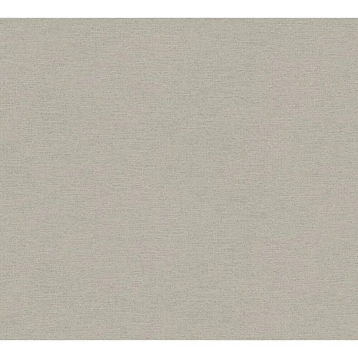 A.S. Création Ethnic Origin Vliestapete - Grau, Uni, 10,05 x 0,53 m - Feine Textur in Beige, ideal für Hintergründe und Designs. Die dezente Leinwandstruktur verleiht jedem Projekt eine natürliche Note.
