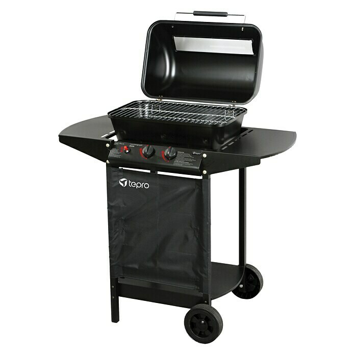 Tepro Gasgrill IrvineAnzahl Brenner: 2, Hauptgrillfläche: 50 x 31 cm, 2.000 W Front View