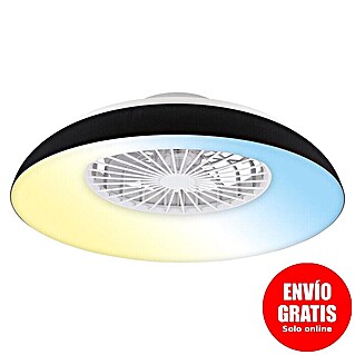 Briloner Ventilador de techo Windora (Blanco/Negro, 36 W, 60 cm)