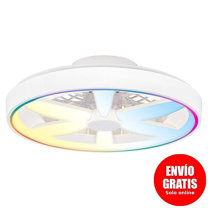 Briloner Ventilador de techo Air (Blanco, 480 mm) | BAUHAUS