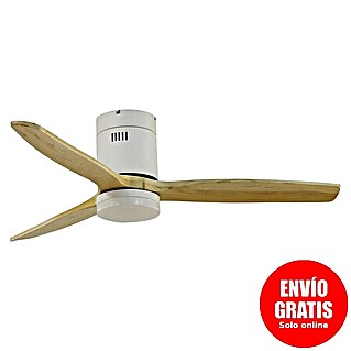 Cristal Record Ventilador de techo Nine Eco (29 W, Blanco, Diámetro: 122 cm, Tamaño de la estancia: 20 m²)