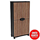 Plastiken Space Saver Armario multiusos de plástico  (L x An x Al: 45 cm x 90 mm x 184 cm, Roble) | BAUHAUS
