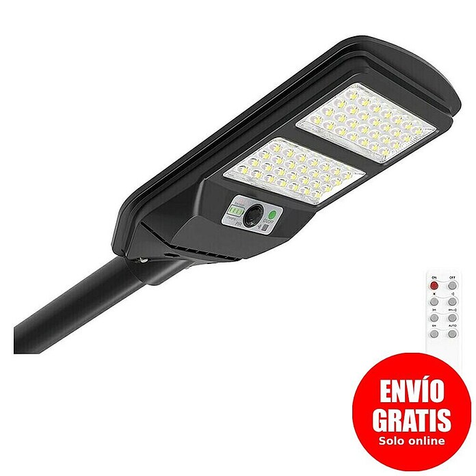 Arte confort Lusna Farola LED (Altura: 41,3 cm, Blanco frío, Negro, IP54) | BAUHAUS