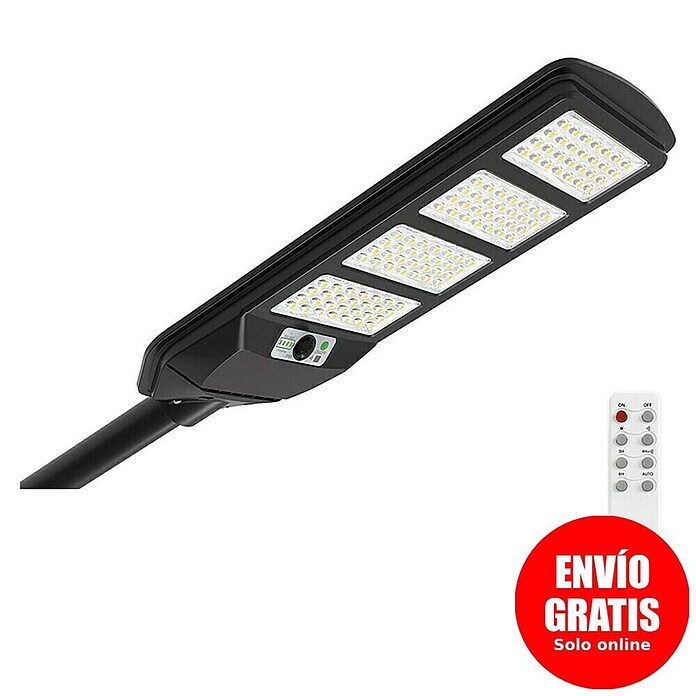 Arte confort Lusna Farola LED (Altura: 62,2 cm, Blanco frío, Negro, IP54) | BAUHAUS