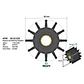 Albin Pump Impeller PN 06-02-028 (Ø x L: 95 x 63 mm, Wellendurchmesser: 25 mm)