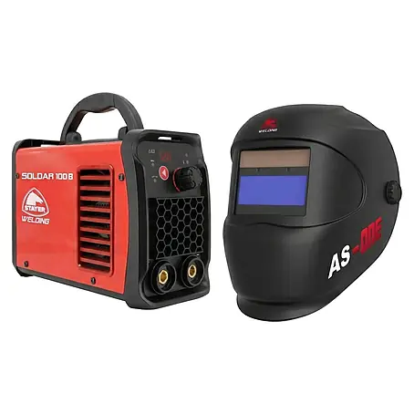Stayer  Equipo de soldadura MiniPRO 100 B y pantalla AS One